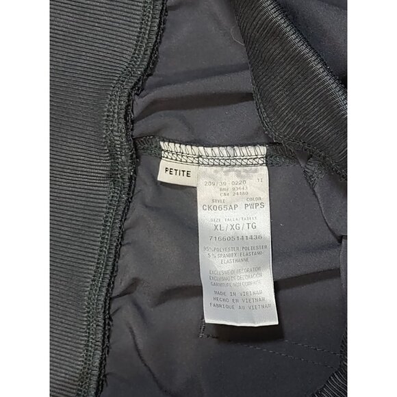 Cherokee Infinite Womens Pants Pewter 6 Pocket Mid Rise Tapered Petite XL - Picture 4 of 9